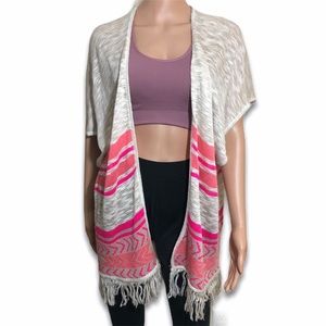 Say What Poncho Cardigan